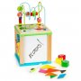 ECO TOYS Drvena edukativna kocka  (HM015470) - slika 1