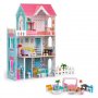 ECO TOYS XXL drvena kućica za lutke sa baštom (W06A379) - slika 1