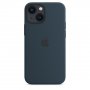 APPLE IPhone 13 mini Silicone Case with MagSafe Abyss Blue (mm213zm/a) - slika 2
