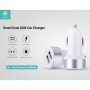 DEVIA Smart Dual auto adapter  2.4A bela - slika 1