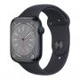 APPLE Watch S8 GPS 41mm Midnight Aluminium Case with Midnight Sport Band - Regular (mnp53se/a) - slika 1
