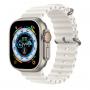 APPLE Watch Ultra Cellular, 49mm Titanium Case with White Ocean Band (mnhf3se/a) - slika 1