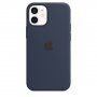 APPLE IPhone 12 mini Silicone Case with MagSafe Deep Navy (mhku3zm/a) - slika 1