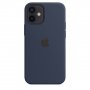 APPLE IPhone 12 mini Silicone Case with MagSafe Deep Navy (mhku3zm/a) - slika 2