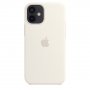 APPLE IPhone 12 mini Silicone Case with MagSafe White (mhkv3zm/a) - slika 1