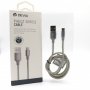 DEVIA USB Pheet cable micro 2.4A 1m siva - slika 1