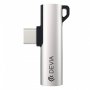 DEVIA Smart series adapter type-C to type-C DC3.5 siva - slika 1