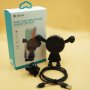 DEVIA Bezicni auto drzac - punjac smart series crna - slika 1