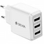 DEVIA Adapter smart 3 USB beli - slika 1