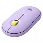 LOGITECH Pebble M350 Wireless Mouse - Lavander Lemonade - slika 1