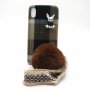 RABBIT PUFF Futrola silikonska za Iphone XR braon - slika 1