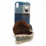 RABBIT PUFF Futrola silikonska za Iphone X/XS teget - slika 1