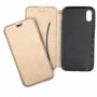 Leather Futrola na preklop Shine za Iphone XR zlatna - slika 1