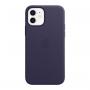 APPLE Zaštitna maska za iPhone 12 mini kožna Violet (Ljubičasta) (mjyq3zm/a) - slika 1