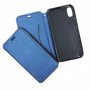 Leather Futrola na preklop Shine za Iphone XR plava - slika 1
