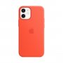 APPLE IPhone 12 mini Silicone Case with MagSafe - Electric Orange (mktn3zm/a) - slika 1