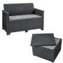 CURVER Baštenska garnitura Elodie 2 seater grafit CU 253948 - slika 2