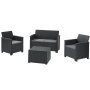 CURVER Baštenska garnitura Elodie 2 seater grafit CU 253948 - slika 1