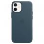 APPLE Zaštitna maska za iPhone 12 mini kožna Baltic Blue (Teget) (mhk83zm/a) - slika 1