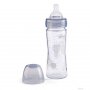 CHICCO WB staklena flašica 240ml, silikon, siva - slika 1