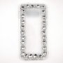 Cristal Frame Futrola silikonska za Iphone XS srebrna - slika 1