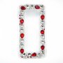 Cristal Frame Futrola silikonska za Iphone XS crvena - slika 1