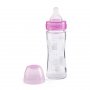 CHICCO WB staklena flašica 240ml, silikon, roze - slika 2