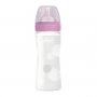 CHICCO WB staklena flašica 240ml, silikon, roze - slika 1