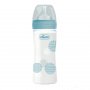 CHICCO WB staklena flašica 240ml, silikon, plava - slika 1