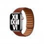APPLE Watch 45mm Band: Umber Leather Link - S/M (mp853zm/a) - slika 2