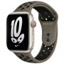 APPLE Watch 45mm Nike Band: Olive Grey/Black Nike Sport Band (mph73zm/a) - slika 2