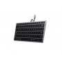 SATECHI Slim W1 USB-C BACKLIT Wired Keyboard - US - Space Grey - slika 4