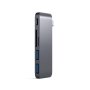 SATECHI Aluminium Type-C Passthrough USB Hub (3x USB 3.0,MicroSD) - Space Grey - slika 1
