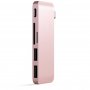 SATECHI Aluminium Type-C Passthrough USB Hub (3x USB 3.0,MicroSD) - Rose Gold - slika 1