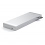SATECHI Aluminium Type-C Passthrough USB Hub (3x USB 3.0,MicroSD) - Silver - slika 3