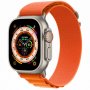 APPLE Watch Ultra Cellular, 49mm Titanium Case with Orange Alpine Loop - Small (mnhh3se/a) - slika 2