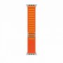 APPLE Watch Ultra Cellular, 49mm Titanium Case with Orange Alpine Loop - Small (mnhh3se/a) - slika 3