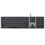 SATECHI Žična tastatura Aluminium Wired US (Siva) (ST-AMWKM) - slika 1
