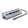 SATECHI Aluminium Type-C USB Hub (3x USB 3.0,MicroSD) - Silver - slika 1