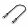 SATECHI USB-C to Lightning Short Cable 25cm - Space Grey - slika 1