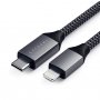 SATECHI Type-C to Lightning Charging Cable - Space Grey - slika 3