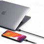SATECHI Type-C to Lightning Charging Cable - Space Grey - slika 4