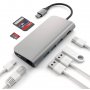 SATECHI Aluminium Type-C Multi-Port Adapter (HDMI 4K,3x USB 3.0,MicroSD,Ethernet) - Gold - slika 3