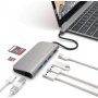SATECHI Aluminium Type-C Multi-Port Adapter (HDMI 4K,3x USB 3.0,MicroSD,Ethernet) - Gold - slika 4