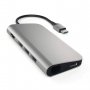 SATECHI Aluminium Type-C Multi-Port Adapter (HDMI 4K,3x USB 3.0,MicroSD,Ethernet) - Gold - slika 1