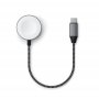 SATECHI USB-C Magnetic Braided Charging Cable for Apple Watch 20cm( ST-TCAW7CM) - slika 1