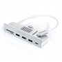 SATECHI USB-C Clamp Hub iMac 24inch (2021) / (1x USB-C up to 5 Gbps,3x USB-A 3.0 up to 5 Gbps, inc. Apple S.Drive Micro/SD) - Silver - slika 5