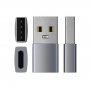 SATECHI Aluminum Type-A to Type-C Adapter - Space Grey - slika 4