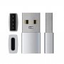 SATECHI Aluminum Type-A to Type-C Adapter - Silver - slika 4