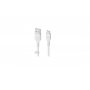 BELKIN BOOST CHARGE Silicone cable USB-A to USB-C - 1M - White - slika 2